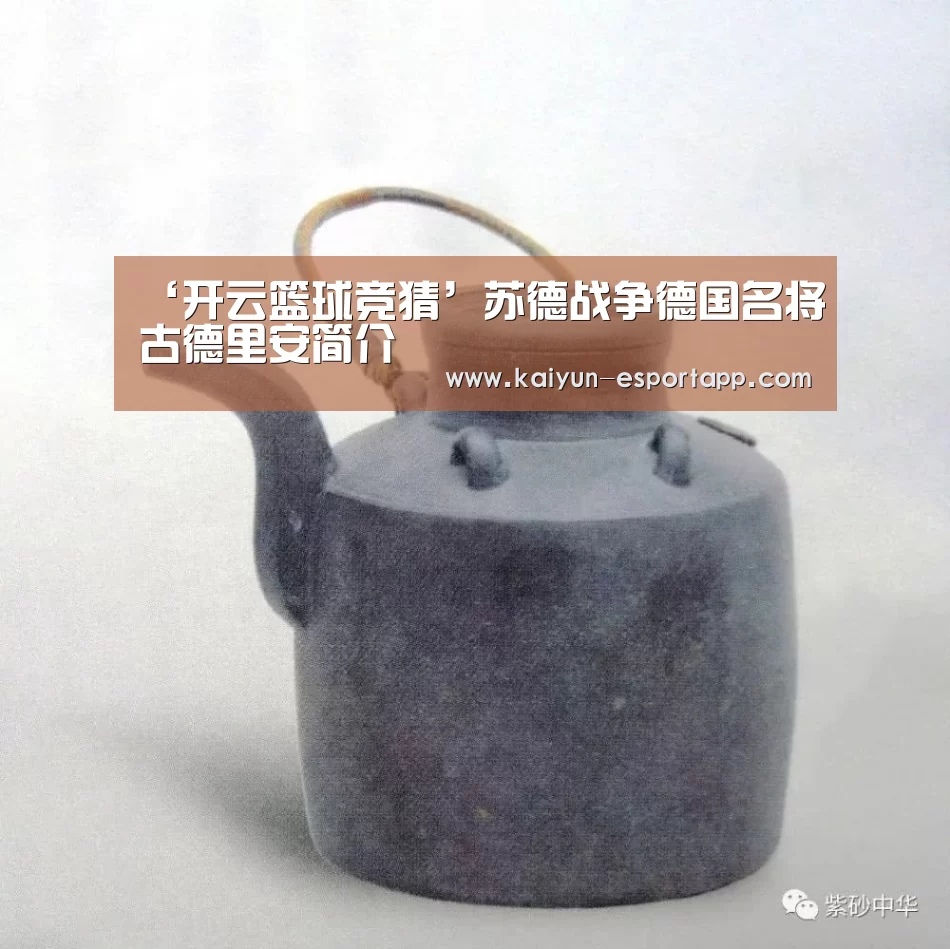 ‘开云篮球竞猜’苏德战争德国名将古德里安简介(图2) 开云电竞APP